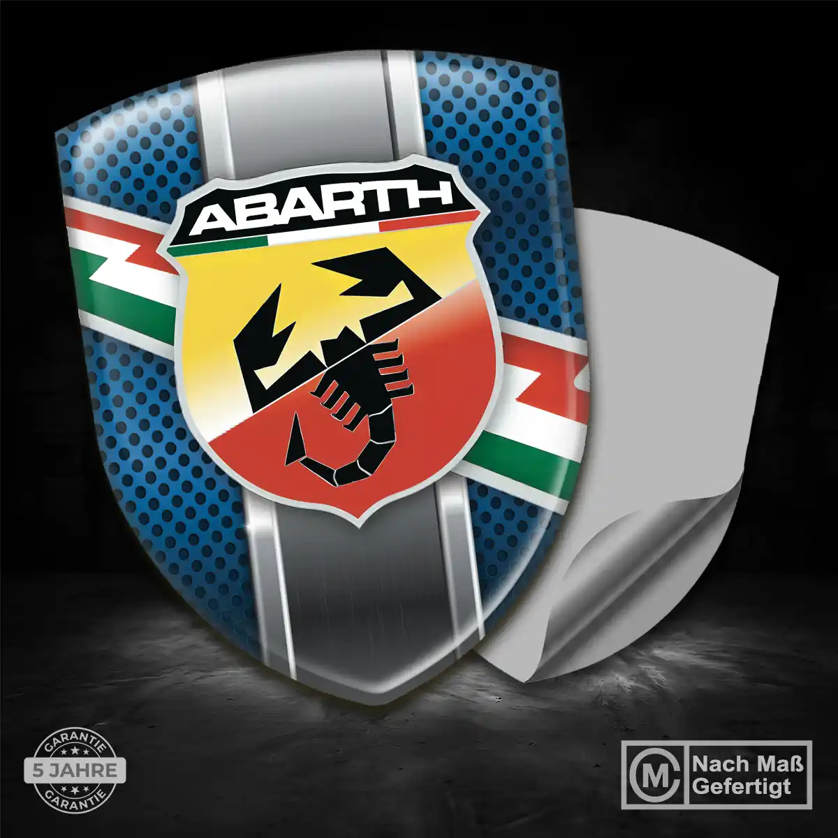 Abarth Aufkleber Emblem Wappen Anspruchsvolles Design
