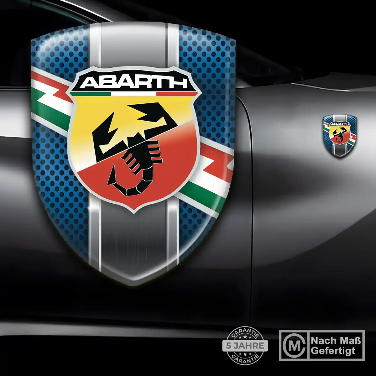 Abarth Aufkleber Emblem Wappen Anspruchsvolles Design