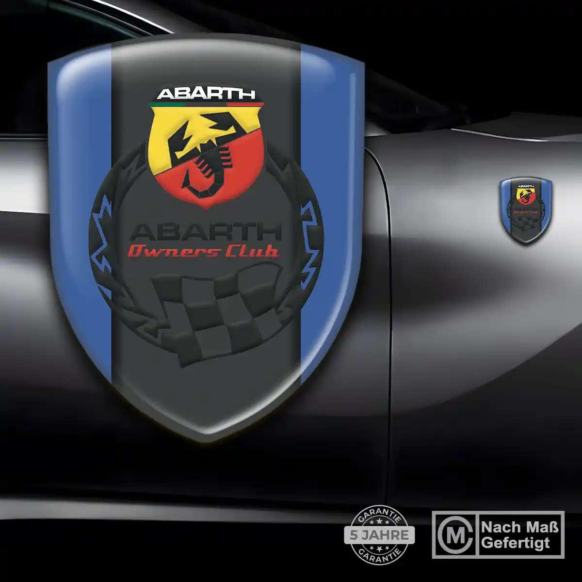 Abarth Aufkleber Emblem Wappen Auto Edles Design
