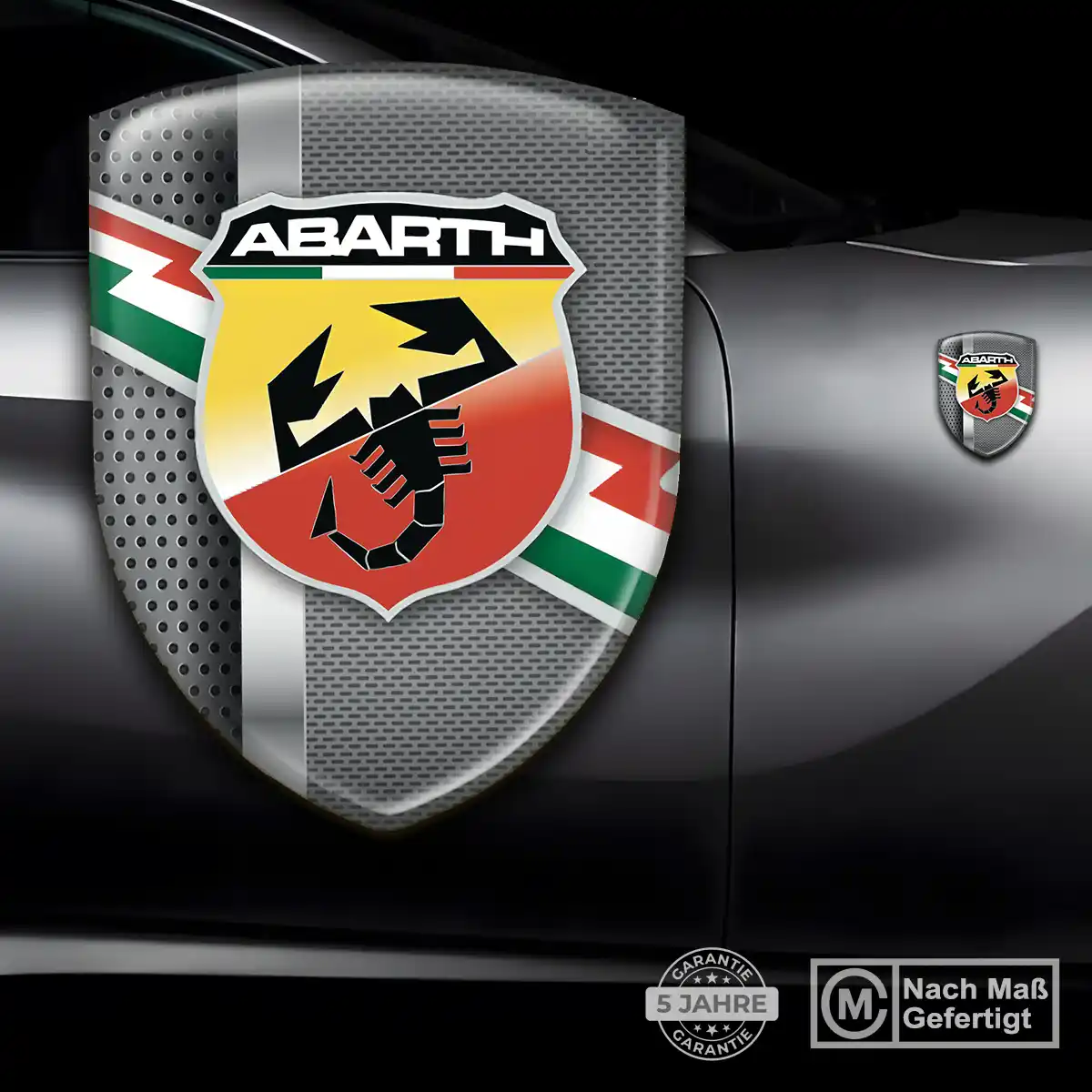 Abarth Aufkleber Emblem Wappen Auto Hohe Qualität
