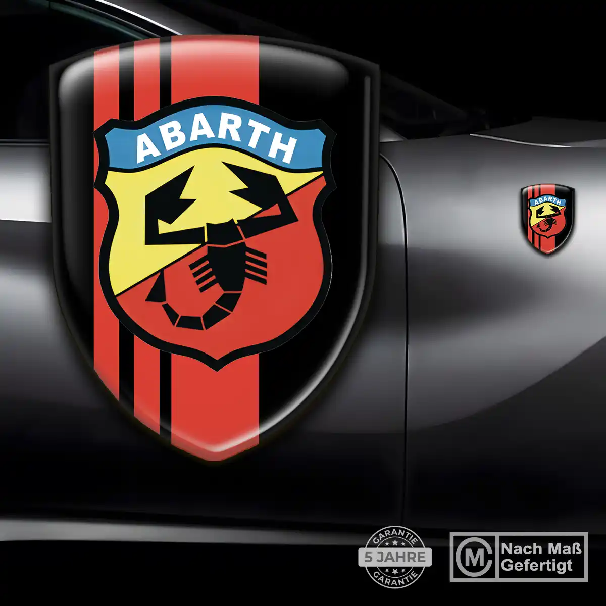 Abarth Aufkleber Emblem Wappen Auto Limitierte Auflage