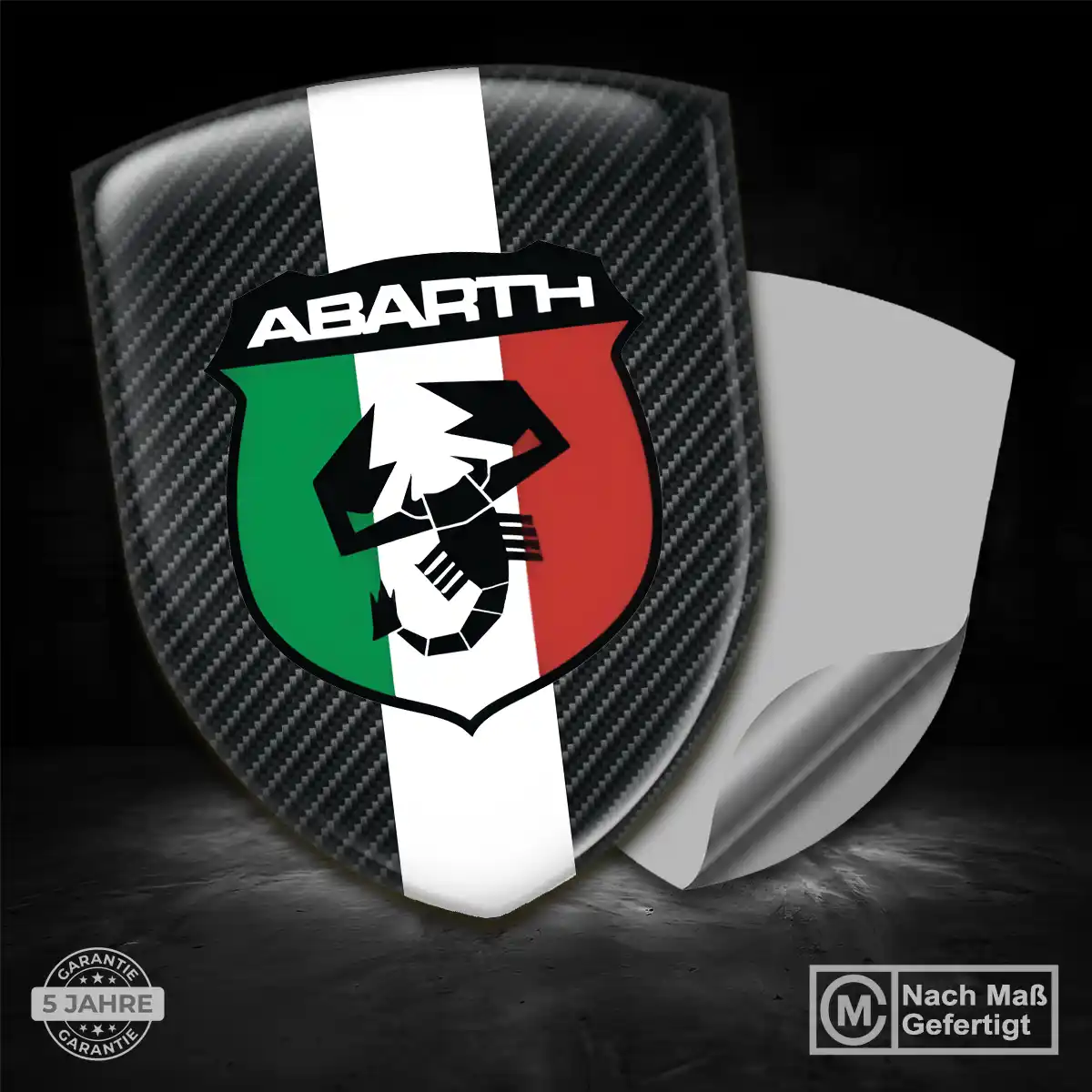 Abarth Aufkleber Emblem Wappen Auto Stilvolles Design