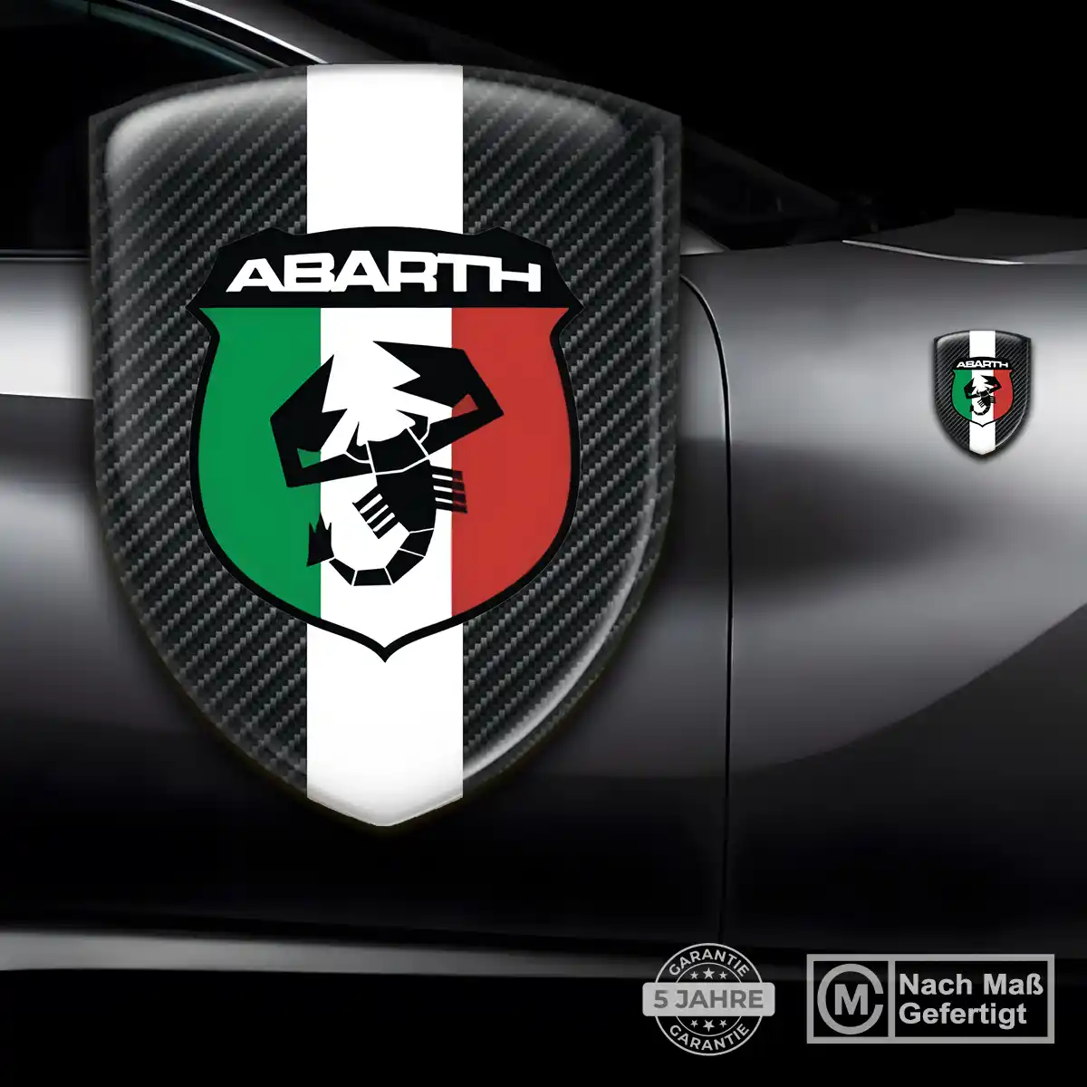 Abarth Aufkleber Emblem Wappen Auto Stilvolles Design