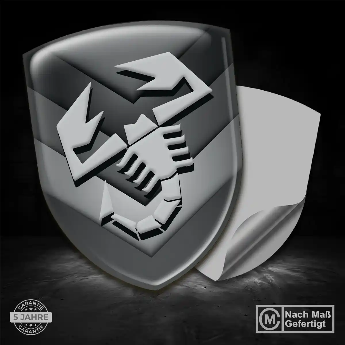 Abarth Aufkleber Emblem Wappen Edles Design