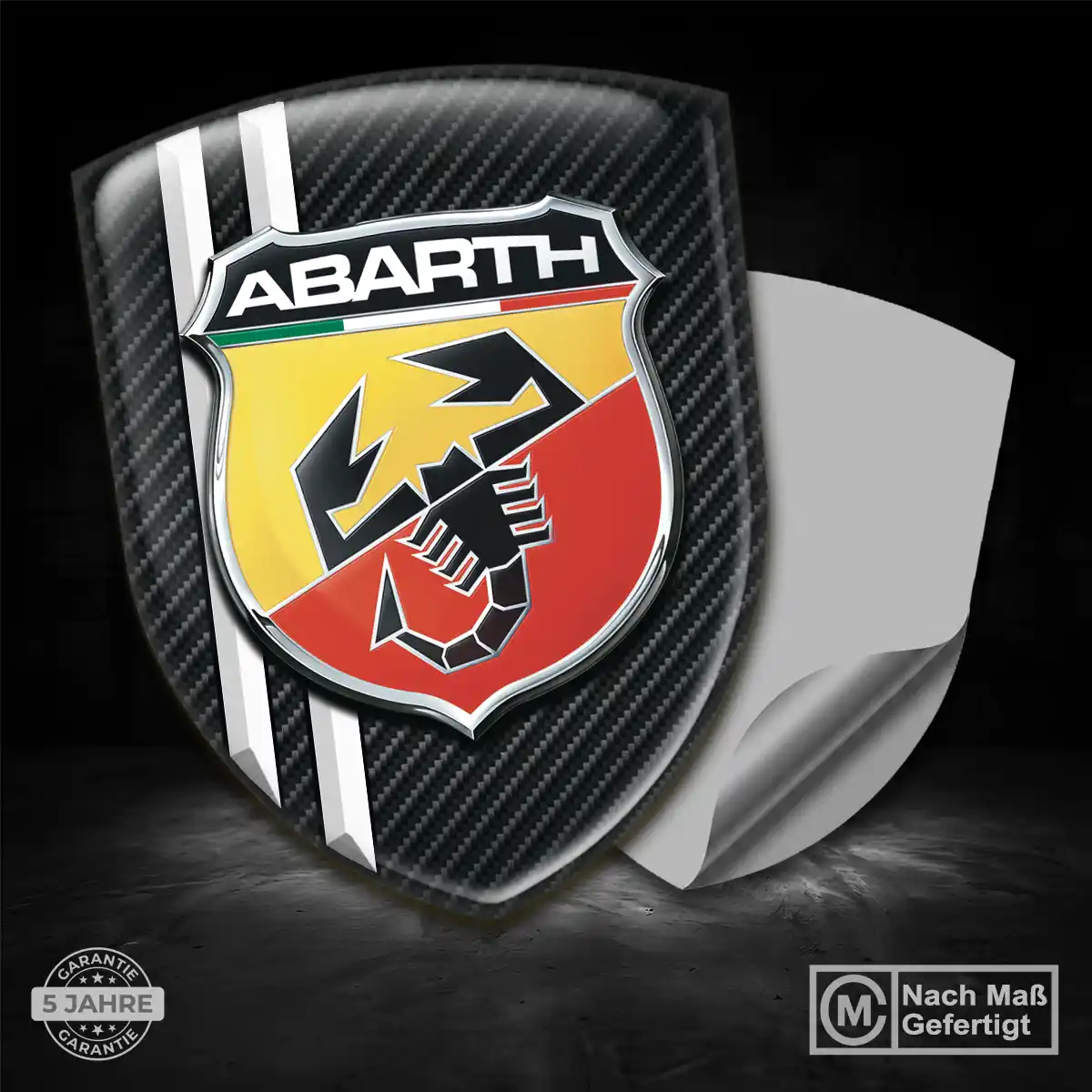 Abarth Aufkleber Emblem Wappen Erstklassige Qualität