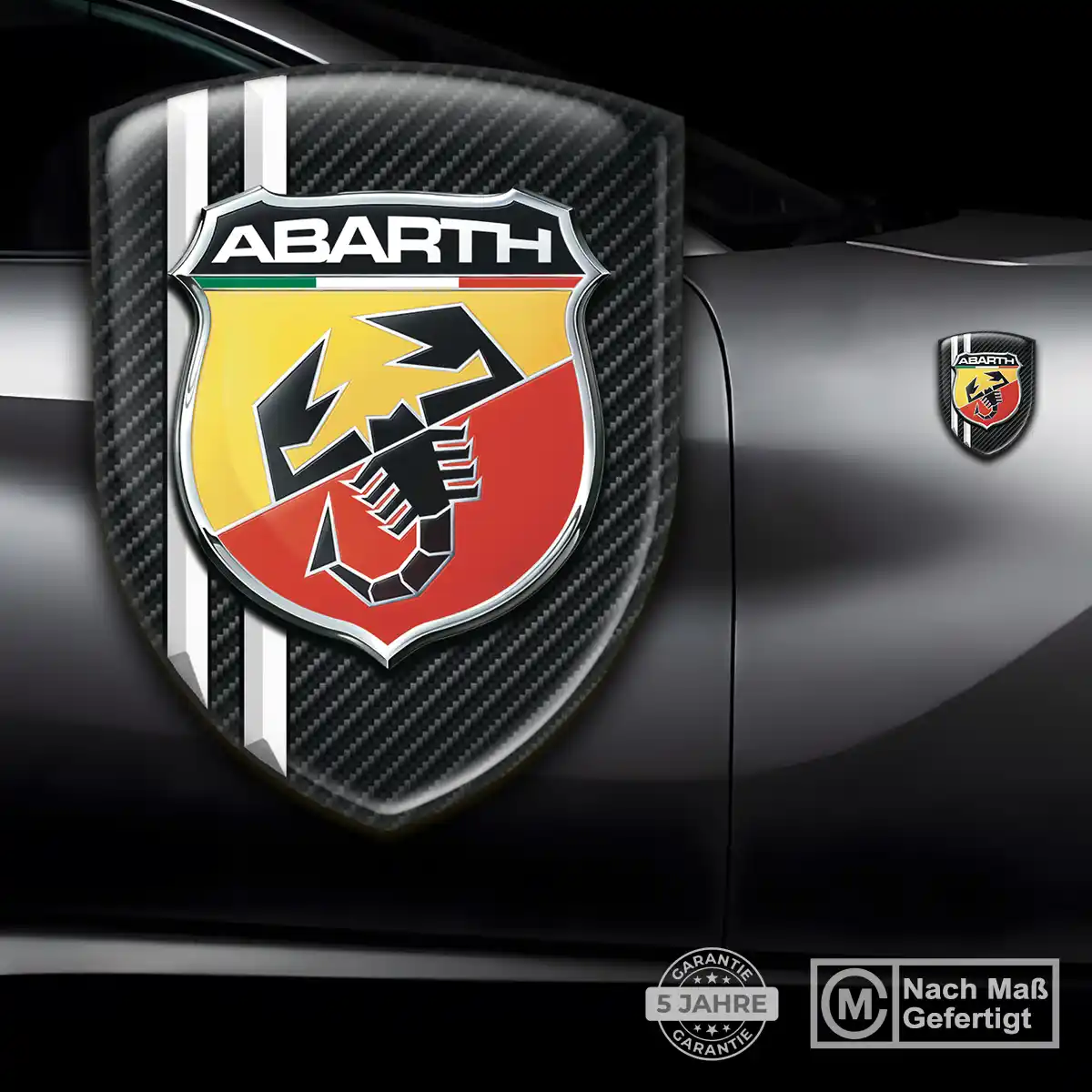 Abarth Aufkleber Emblem Wappen Erstklassige Qualität