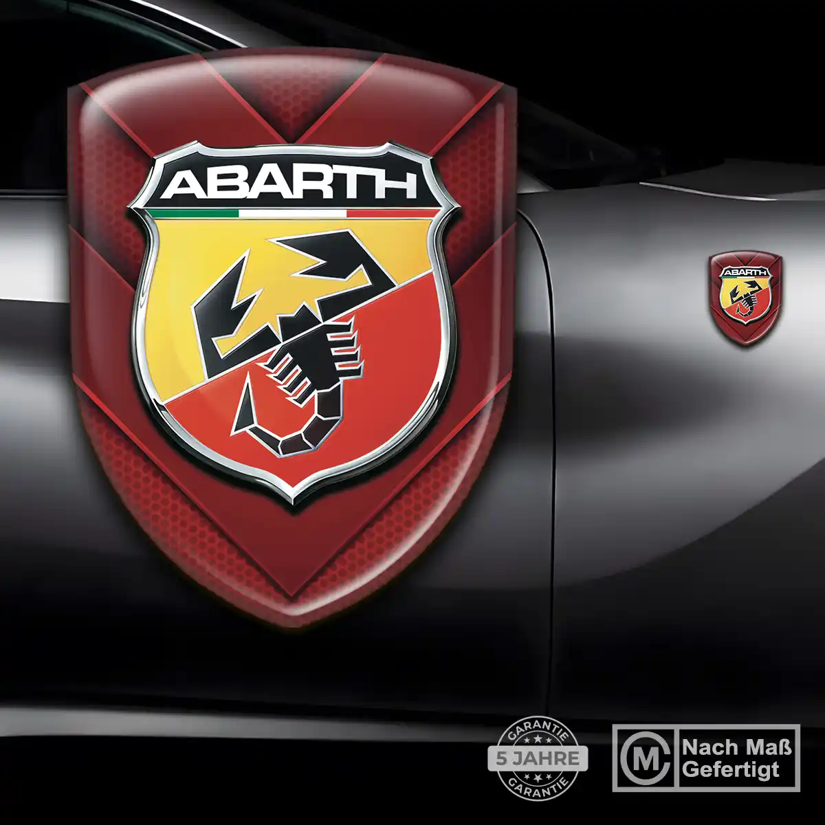 Abarth Aufkleber Emblem Wappen Exterieurdesign
