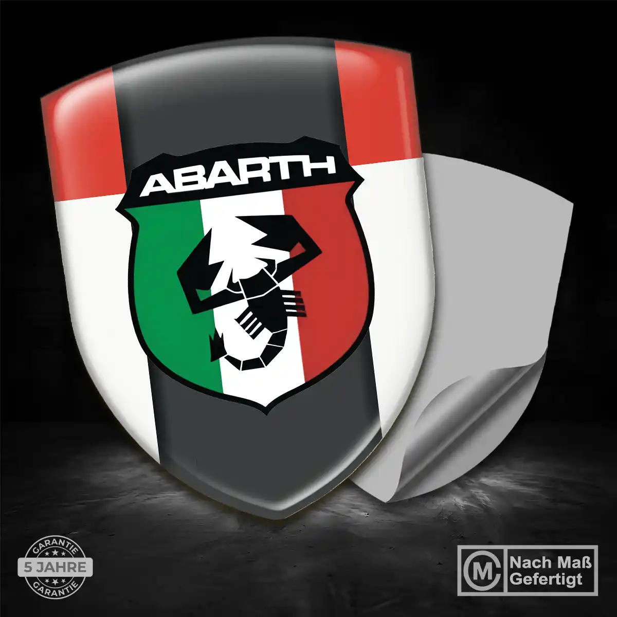 Abarth Aufkleber Emblem Wappen Höchste Qualität