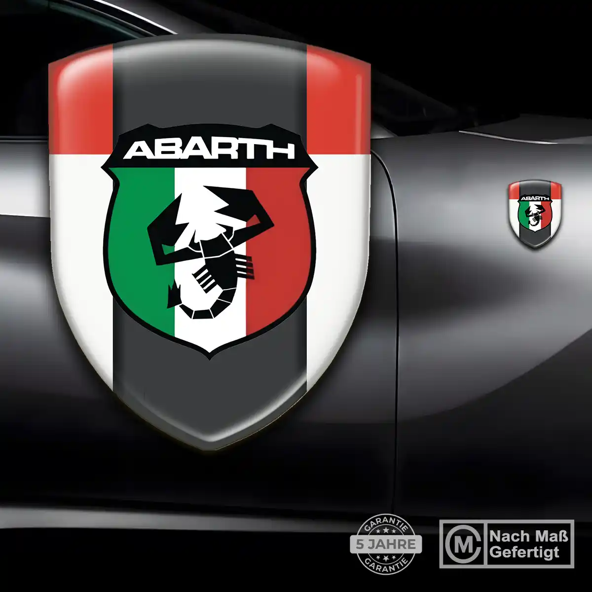 Abarth Aufkleber Emblem Wappen Höchste Qualität