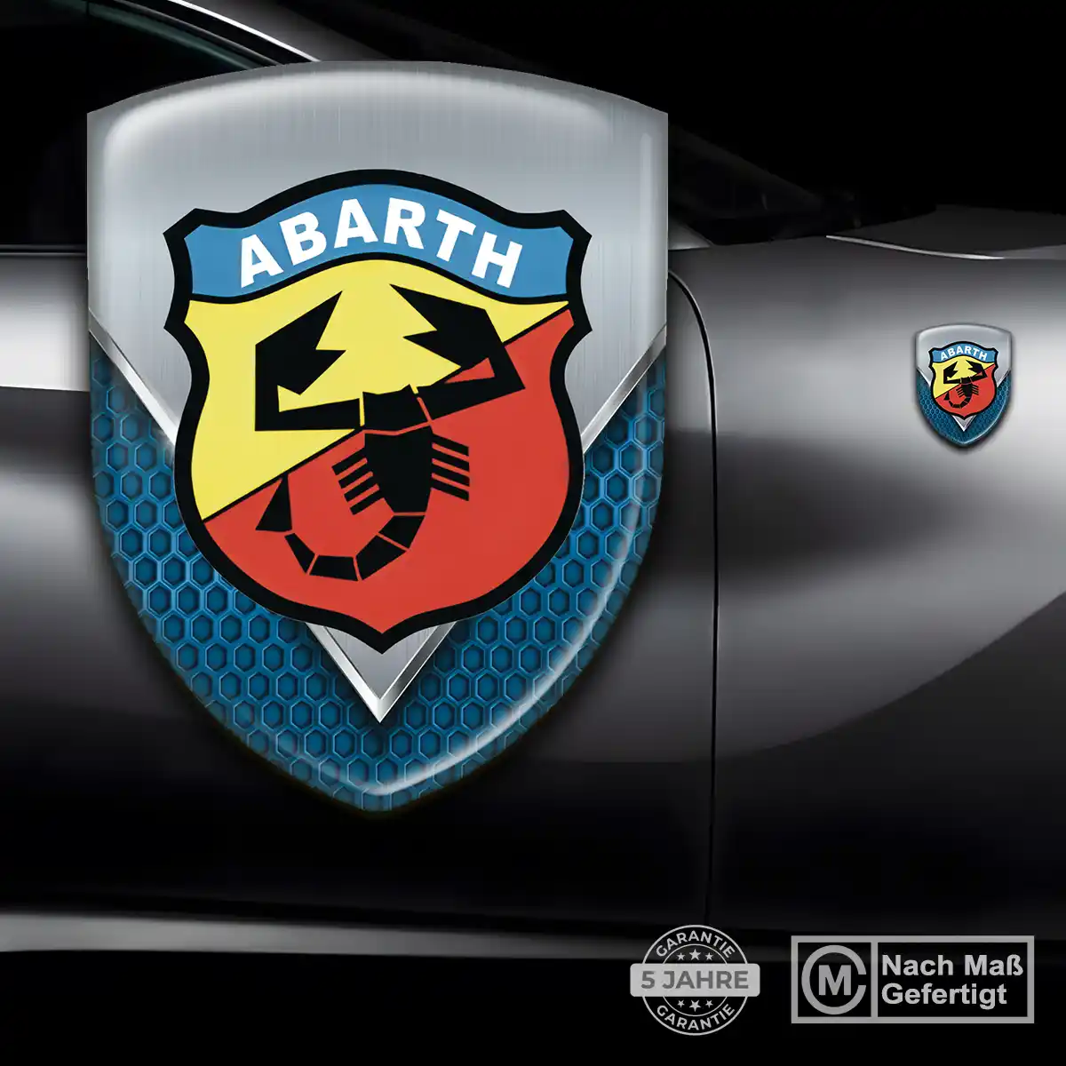 Abarth Aufkleber Emblem Wappen Hohe Qualität
