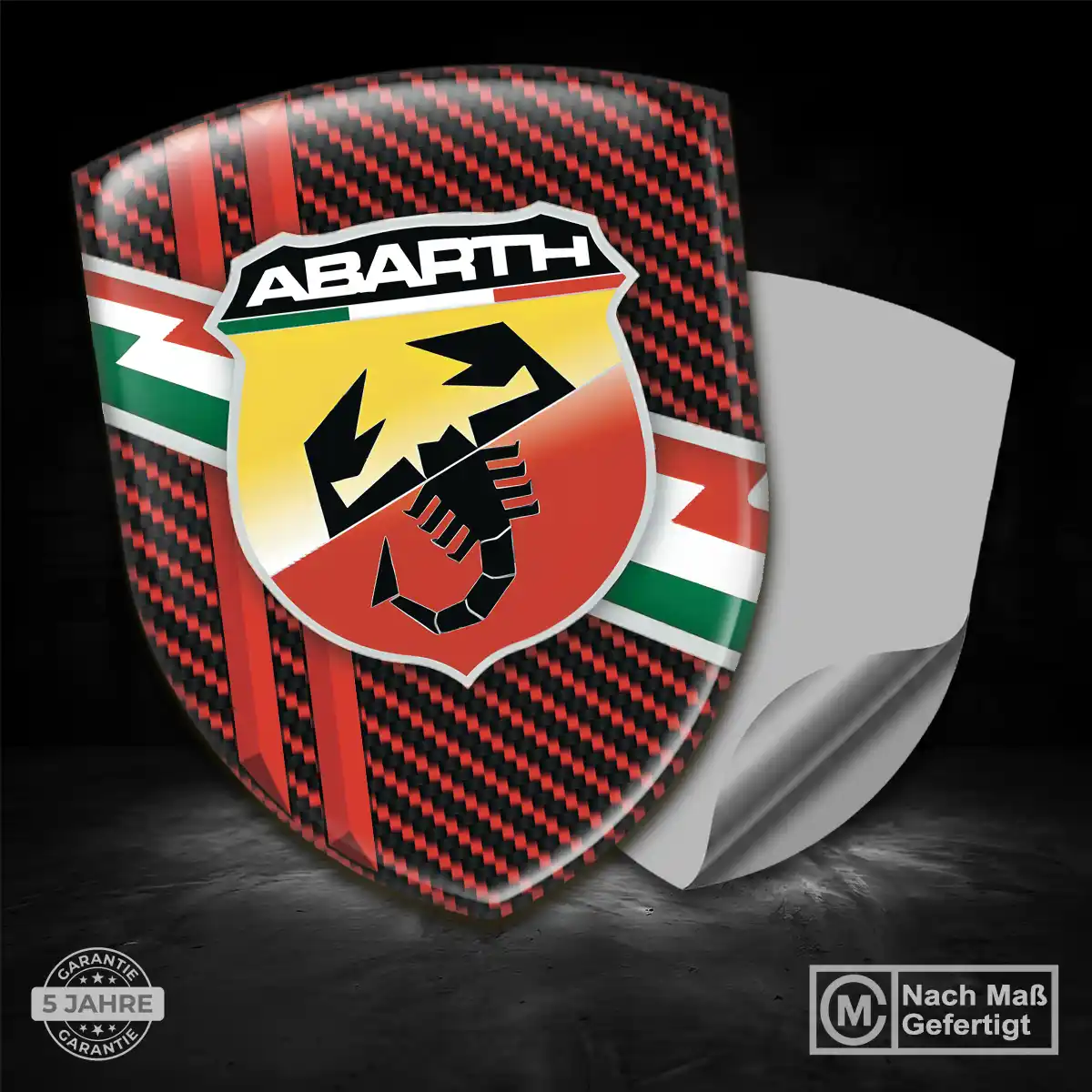 Abarth Aufkleber Emblem Wappen Limitierte Auflage