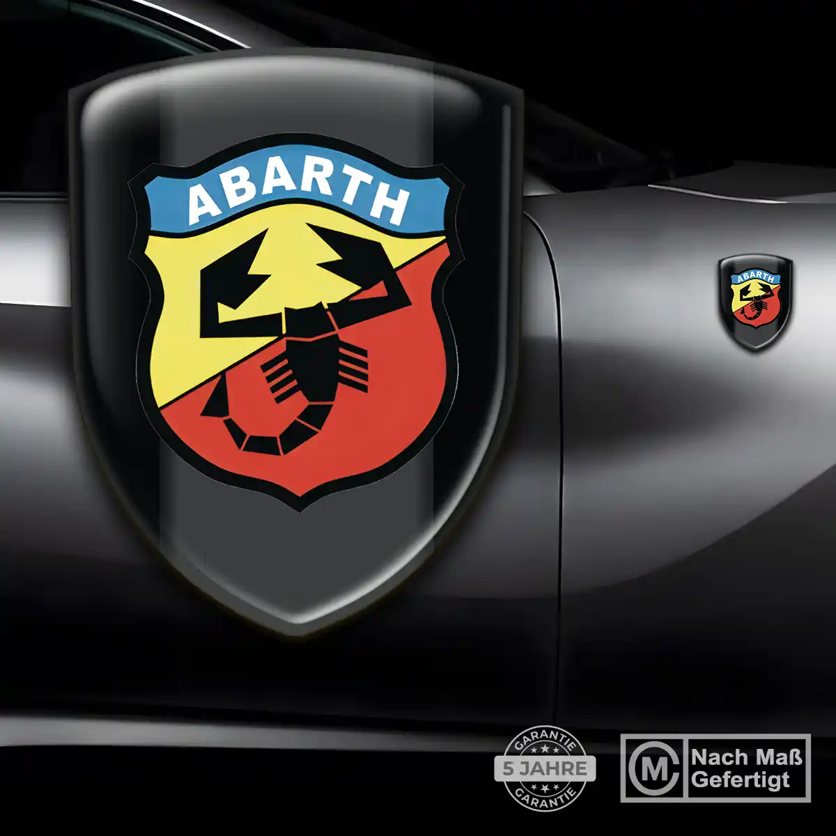 Abarth Aufkleber Emblem Wappen Luxus-Edition