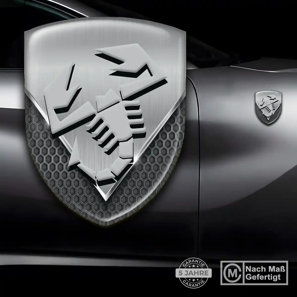 Abarth Aufkleber Emblem Wappen Premium-Edition