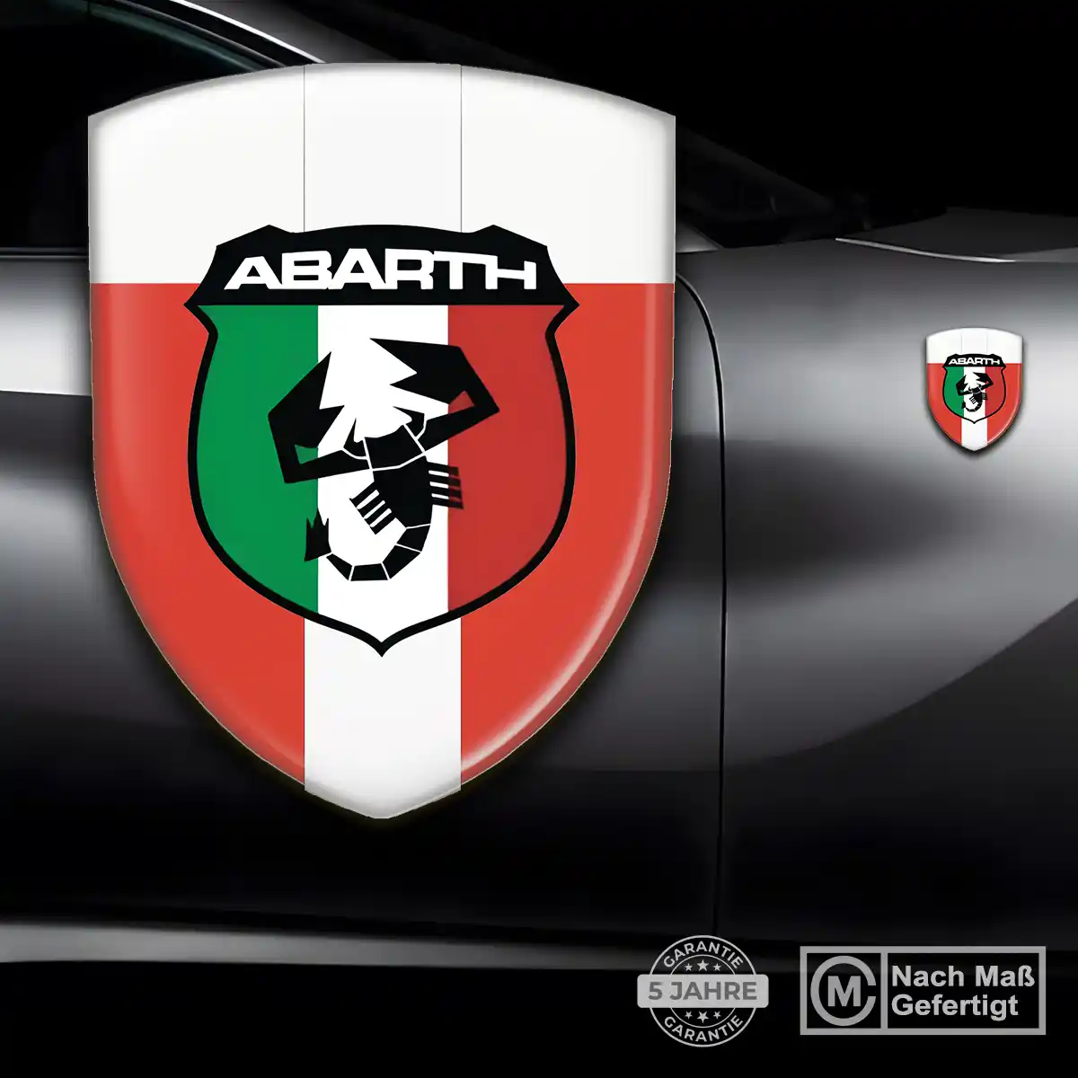 Abarth Aufkleber Emblem Wappen Premiumqualität