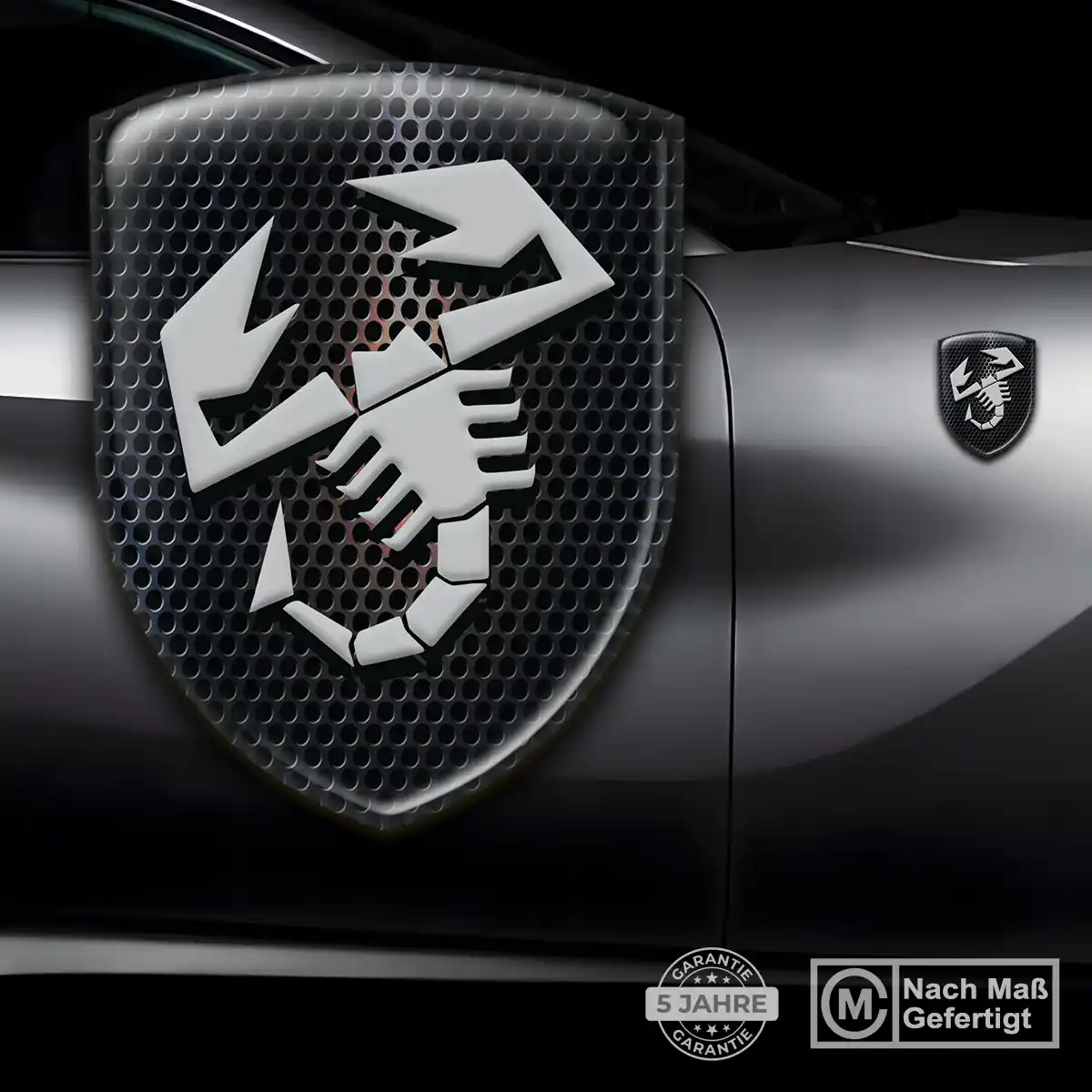 Abarth Aufkleber Emblem Wappen Stilvolles Design
