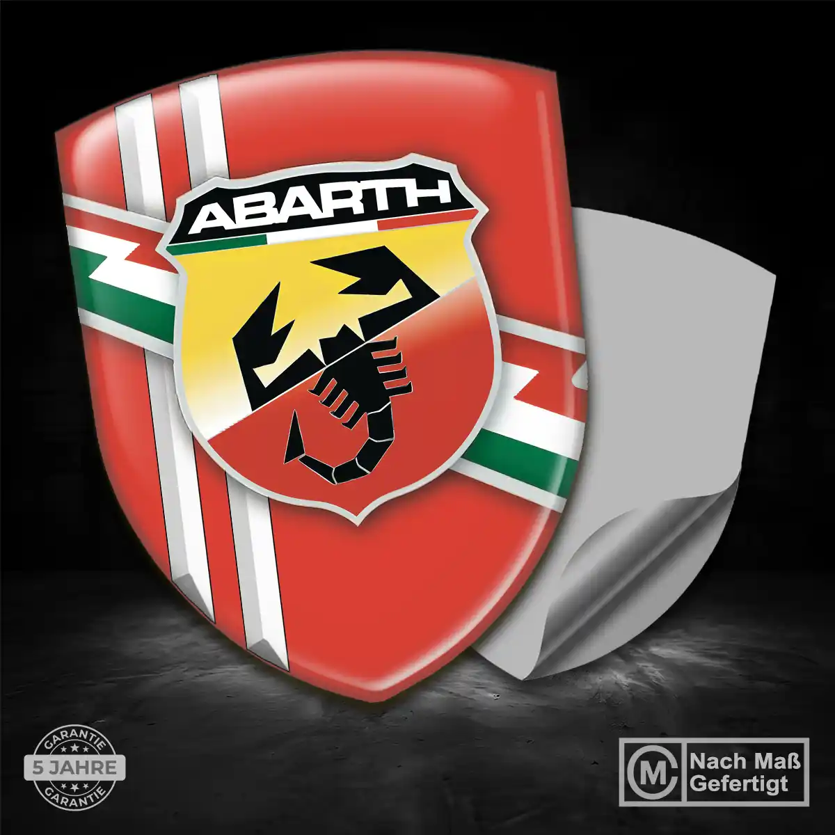 Abarth Aufkleber Embleme Silikon Auto Elegantes Design