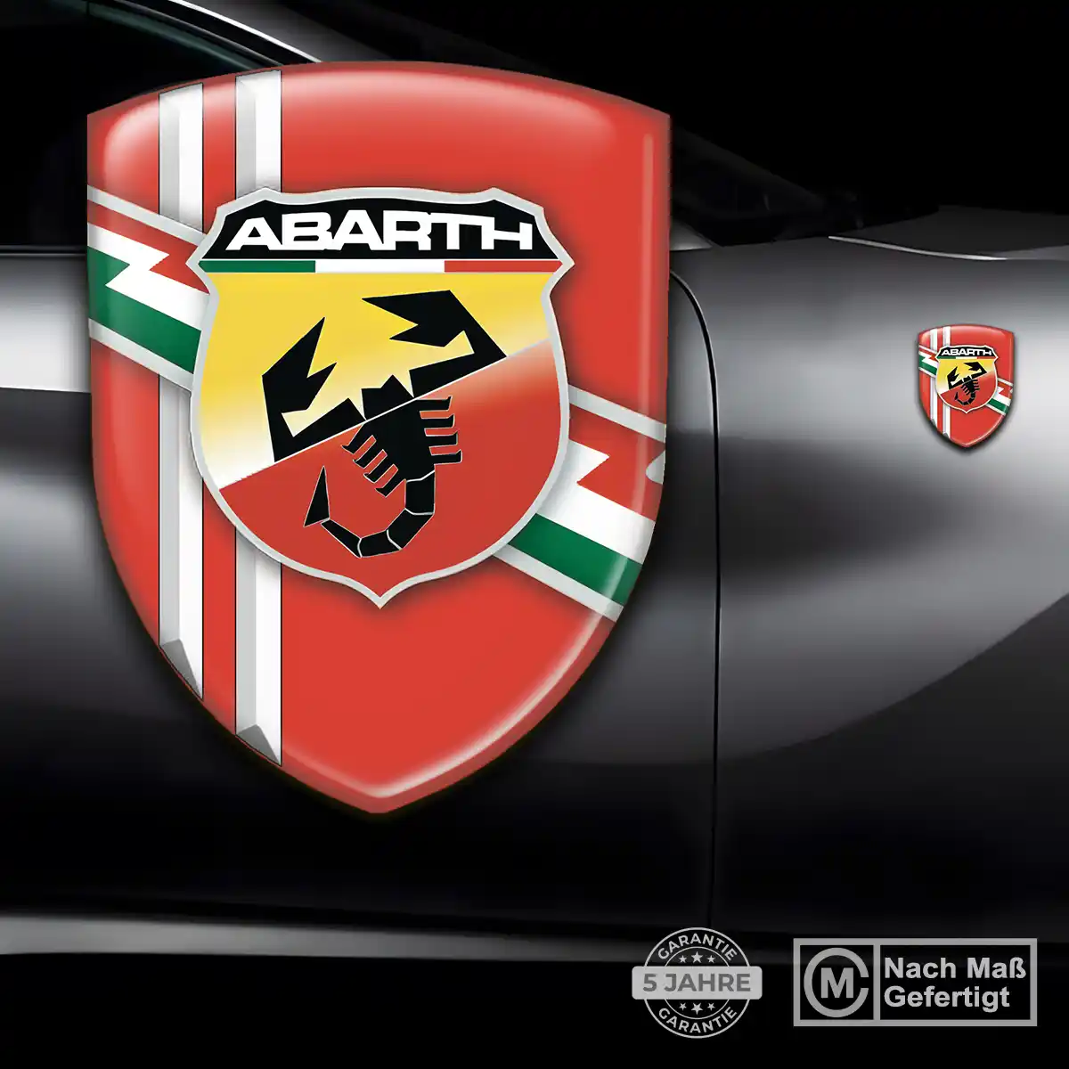 Abarth Aufkleber Embleme Silikon Auto Elegantes Design