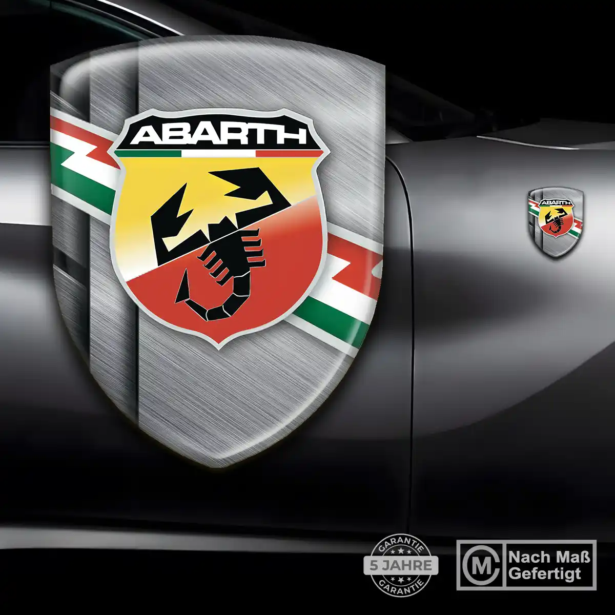 Abarth Aufkleber Embleme Silikon Auto Exterieurdesign