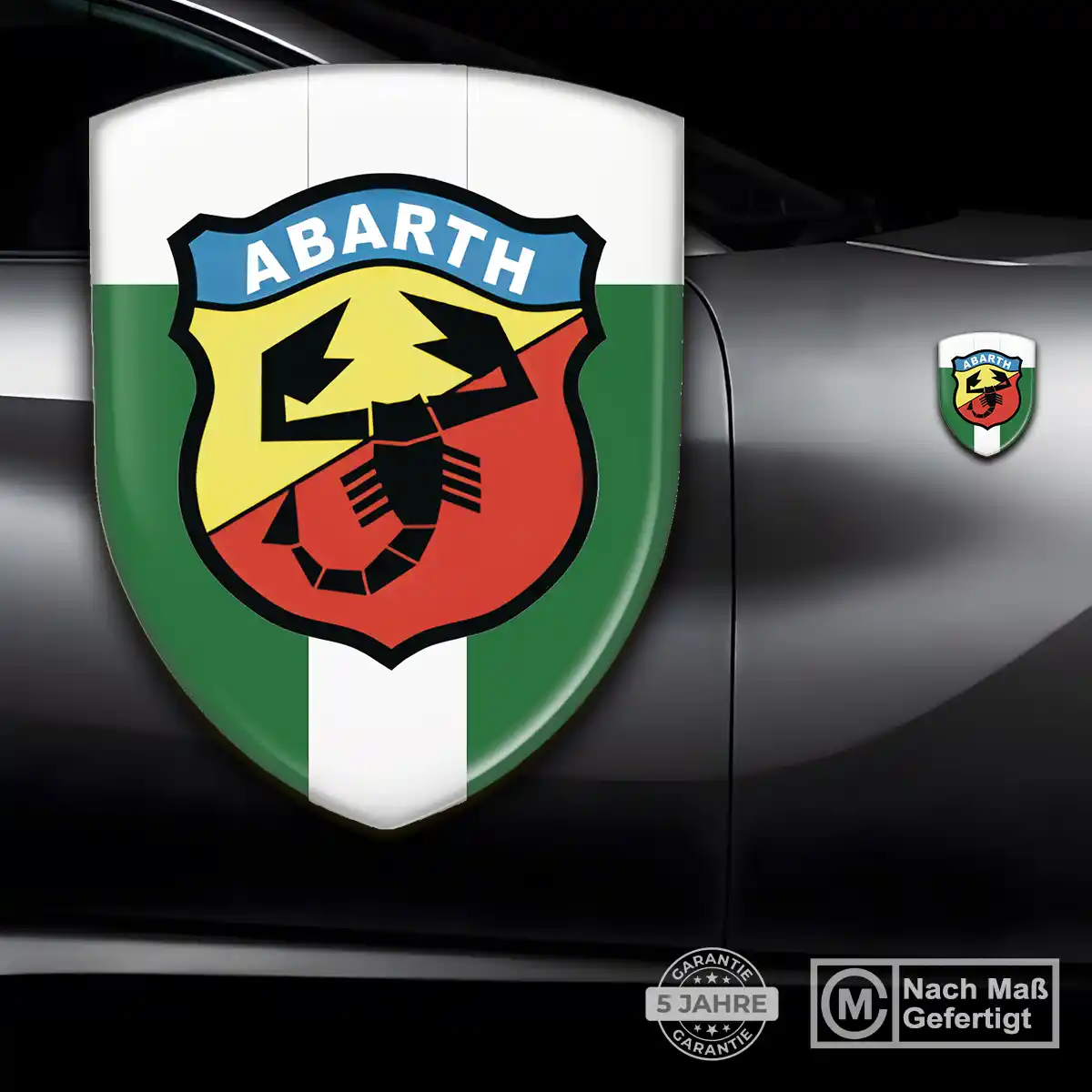 Abarth Aufkleber Embleme Silikon Auto Höchste Qualität