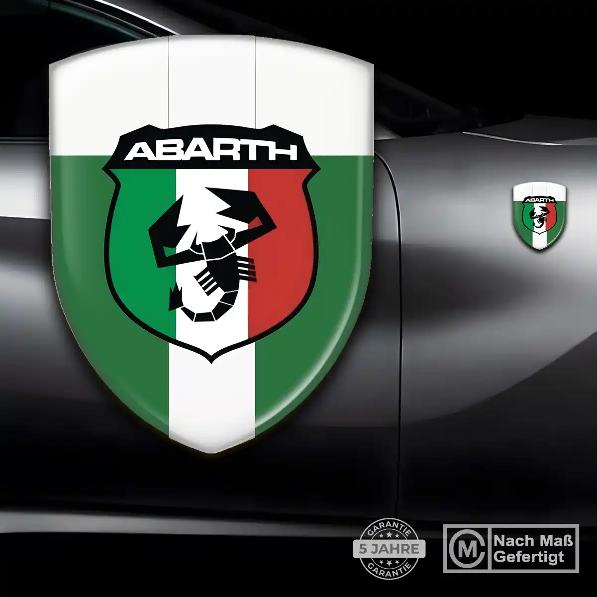 Abarth Aufkleber Embleme Silikon Auto Luxus-Edition