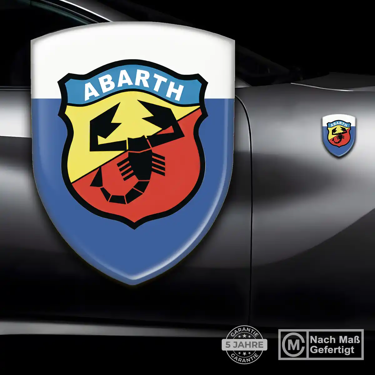 Abarth Aufkleber Embleme Silikon Auto Modernes Design