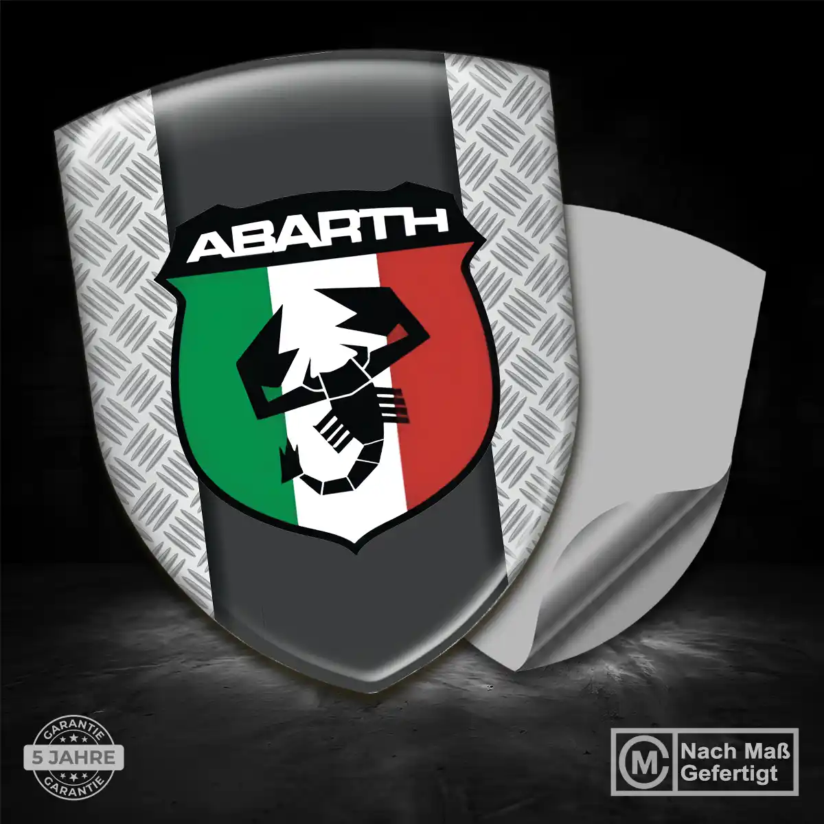 Abarth Aufkleber Embleme Silikon Auto Tuningfahrzeug