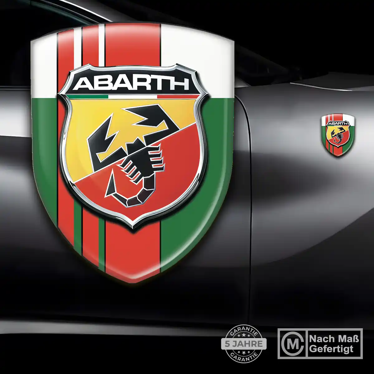 Abarth Aufkleber Embleme Silikon Exterieurdesign