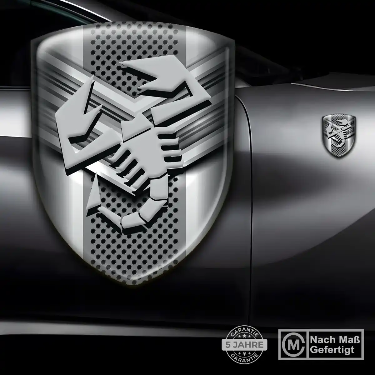 Abarth Aufkleber Embleme Silikon Interieurdesign