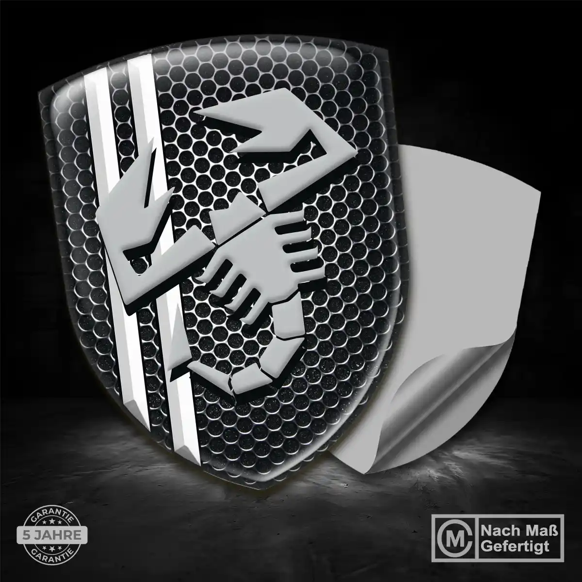 Abarth Aufkleber Embleme Silikon Modernes Design