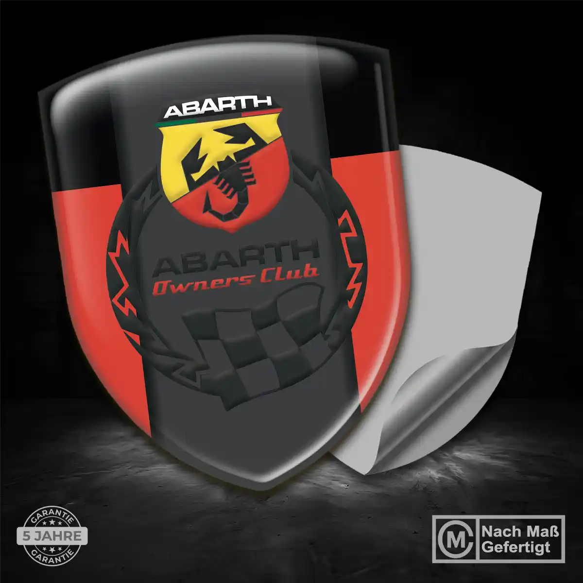 Abarth Aufkleber Erstklassige Qualität