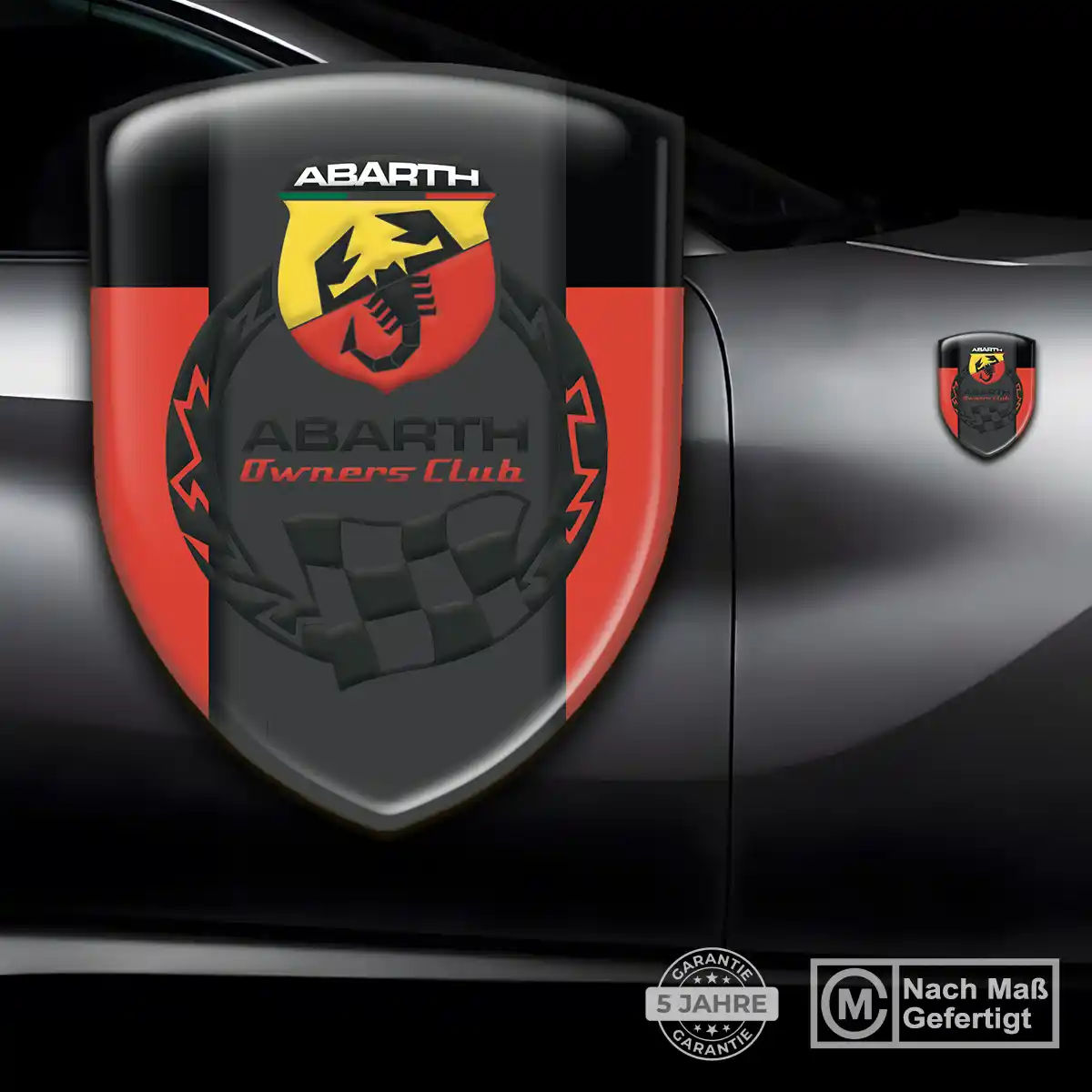 Abarth Aufkleber Erstklassige Qualität