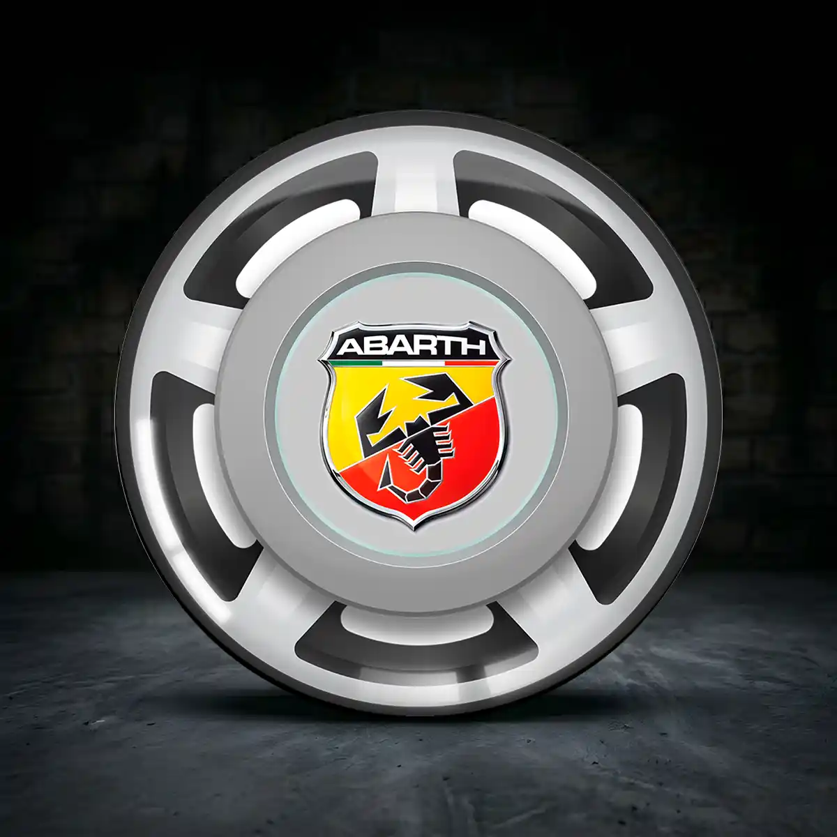 Abarth Aufkleber Felgenemblem Silikon Limitierte Auflage