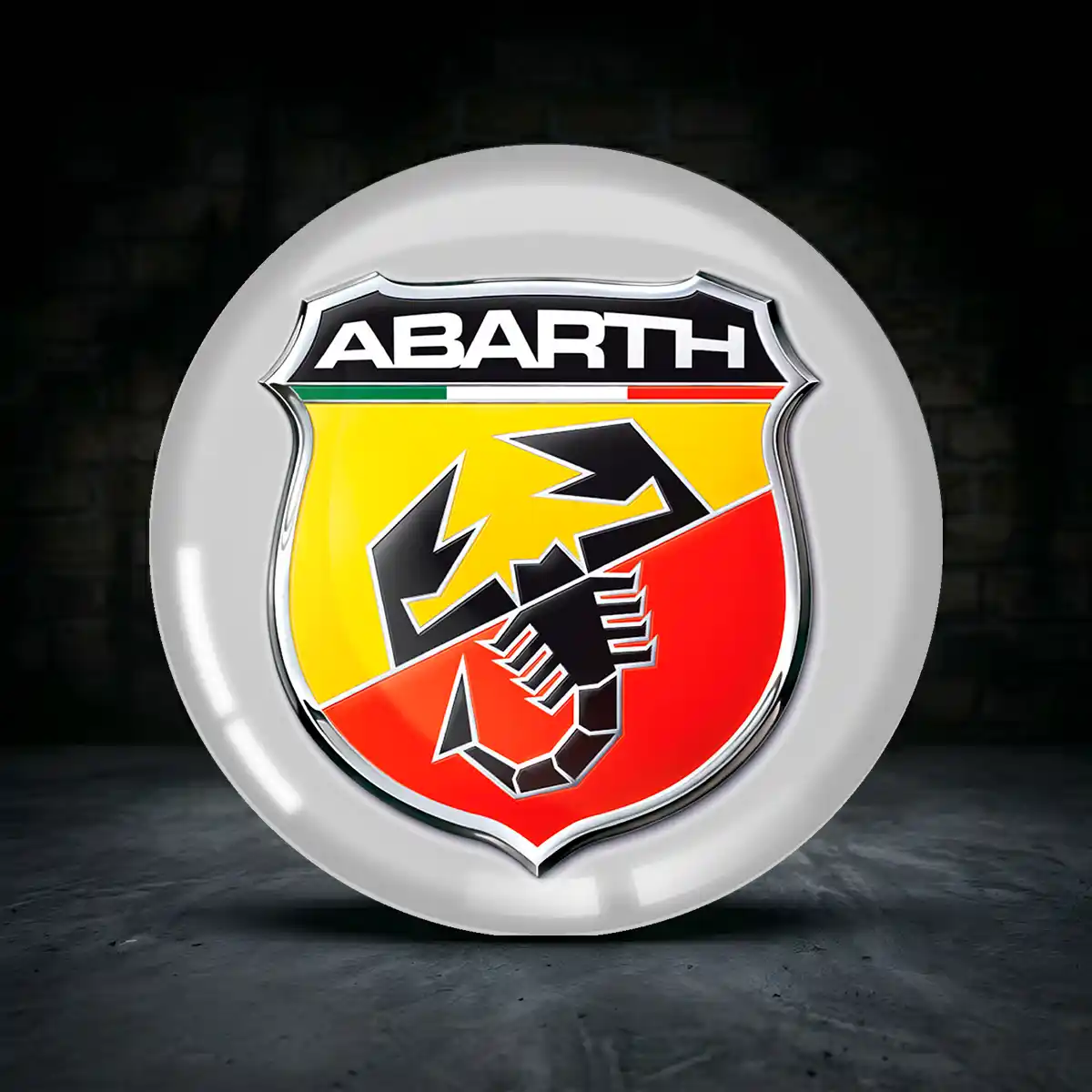 Abarth Aufkleber Felgenemblem Silikon Stilvolles Design