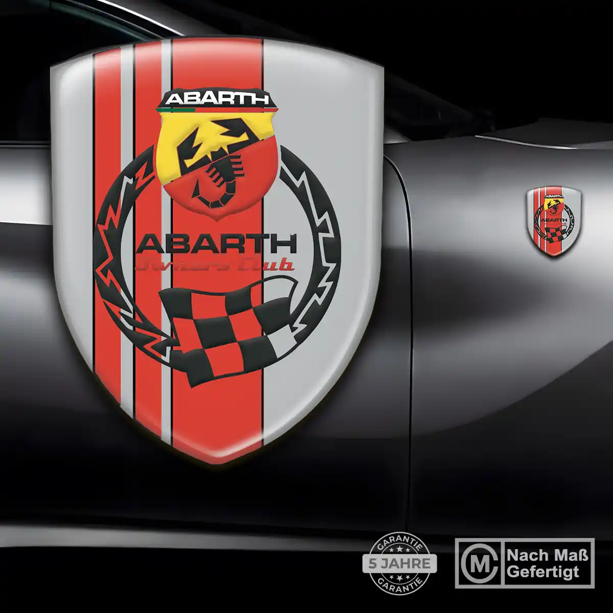 Abarth Aufkleber Hohe Qualität