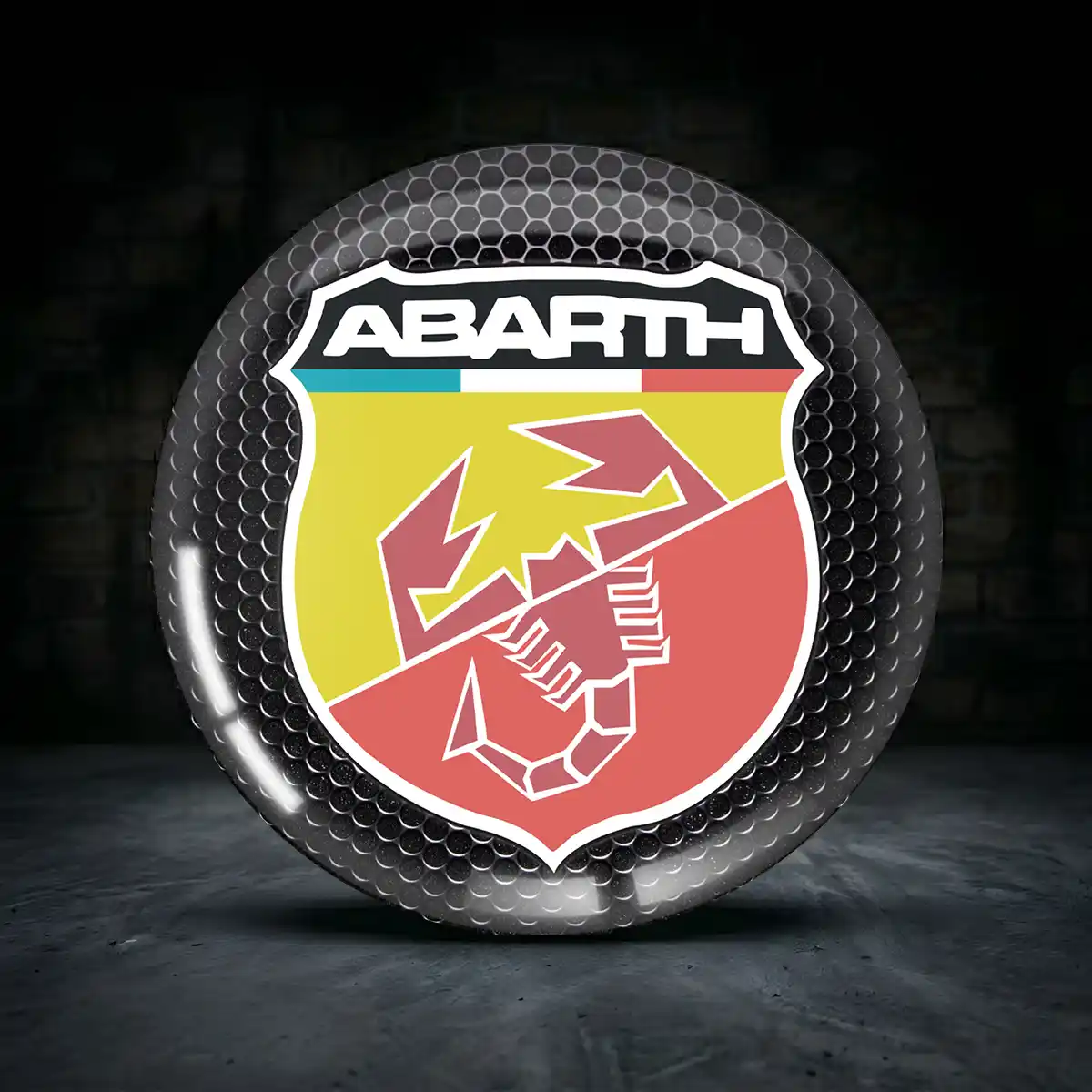 Abarth Aufkleber Nabenkappen Hohe Qualität