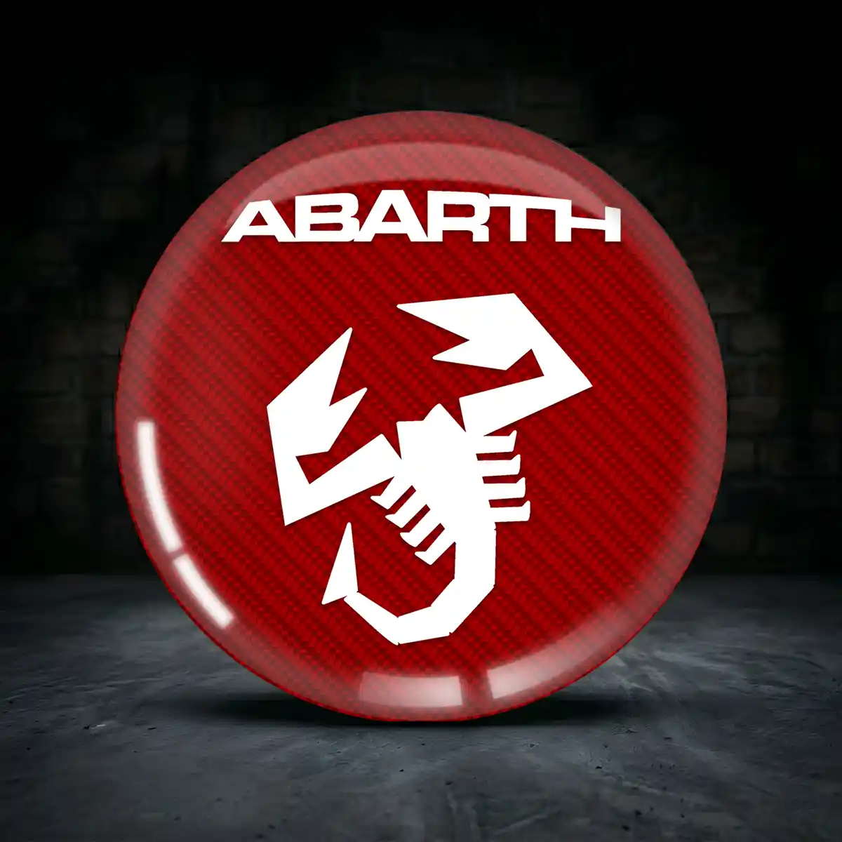 Abarth Aufkleber Nabenkappen Limitierte Auflage