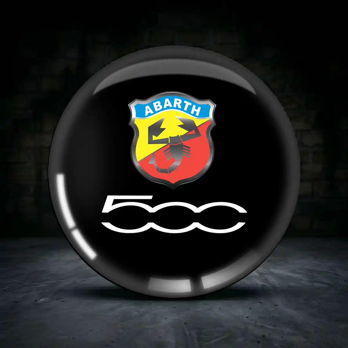 Abarth Aufkleber Nabenkappen Premium-Edition