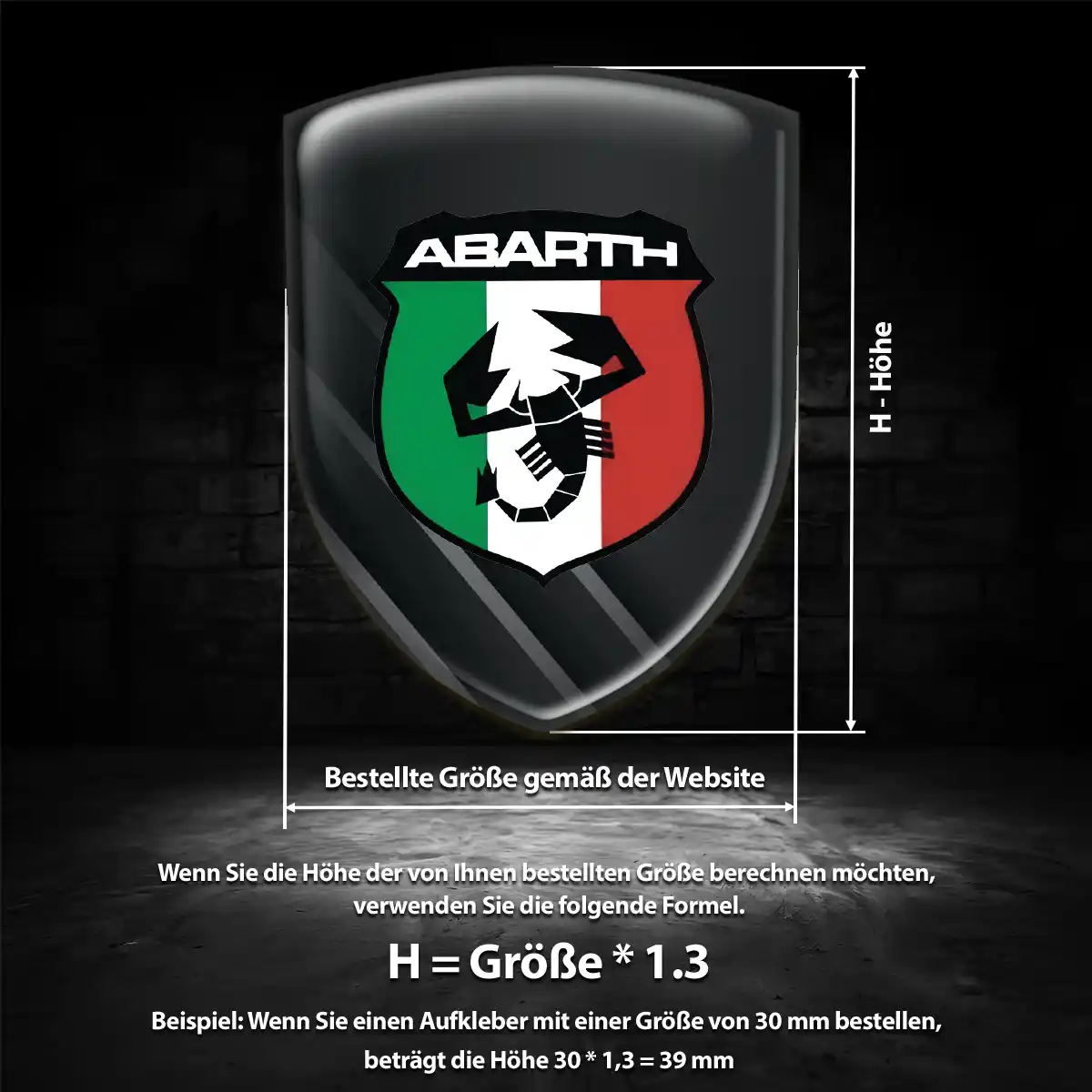 Abarth Aufkleber Premium-Edition