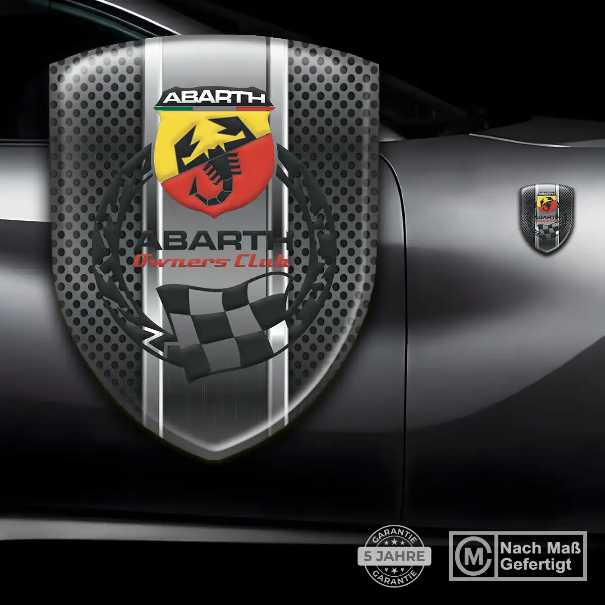 Abarth Aufkleber Premiumqualität