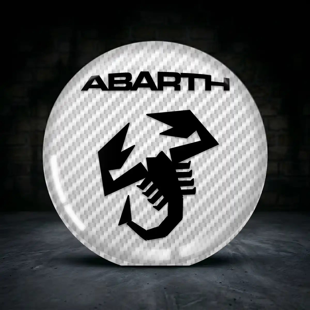 Abarth Aufkleber Radmitte Stilvolles Design
