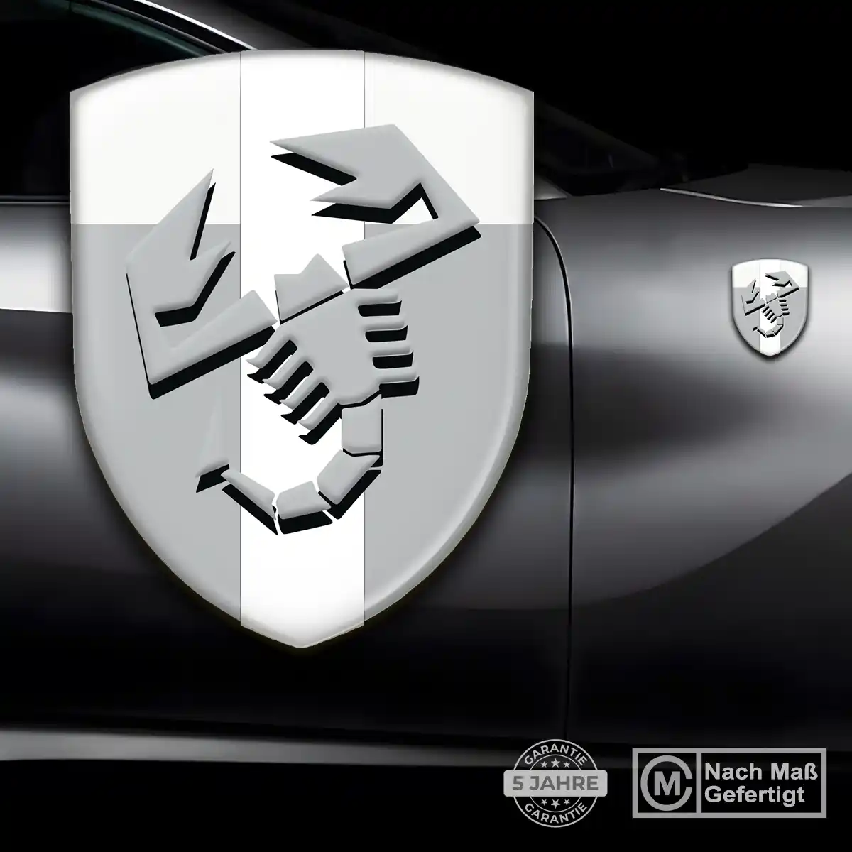 Abarth Aufkleber Silikon Embleme Anspruchsvolles Design