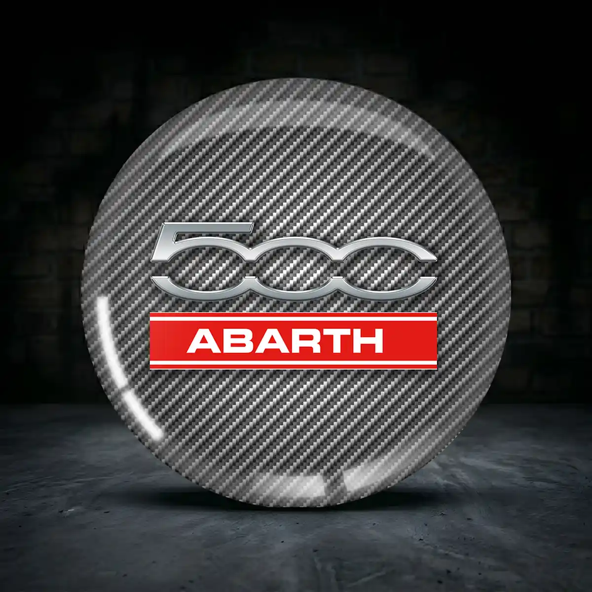 Abarth Aufkleber Silikon Embleme Hohe Qualität