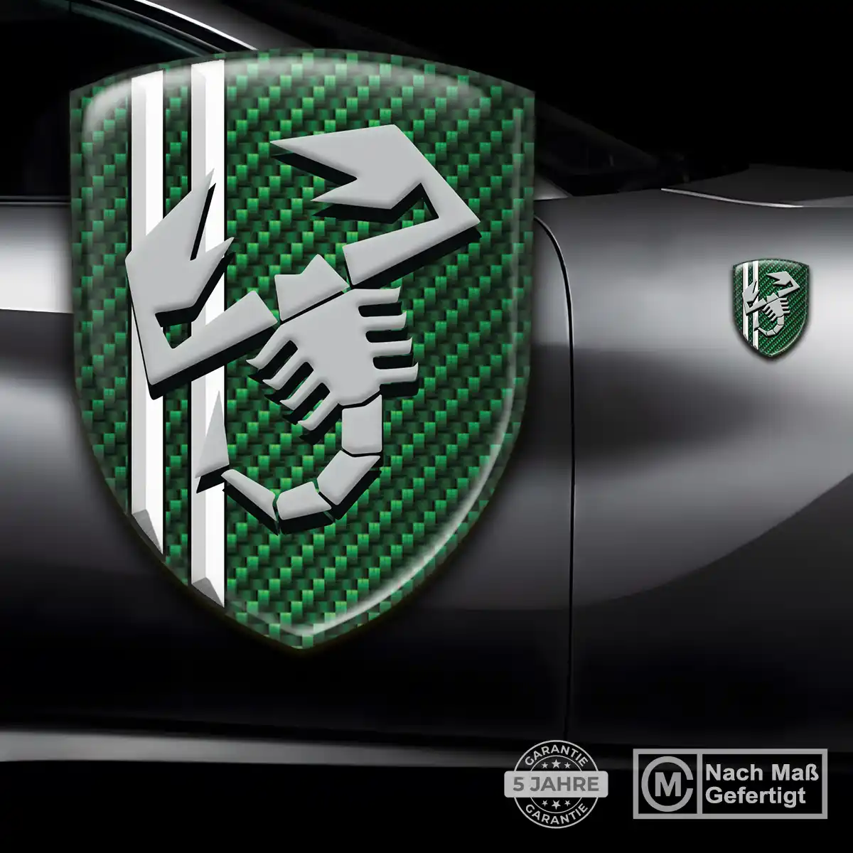 Abarth Aufkleber Silikon Embleme Markenedition