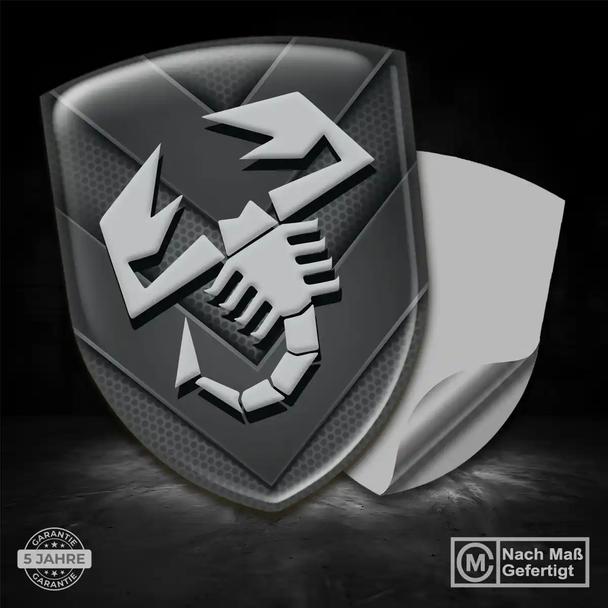 Abarth Aufkleber Silikon Embleme Modernes Design