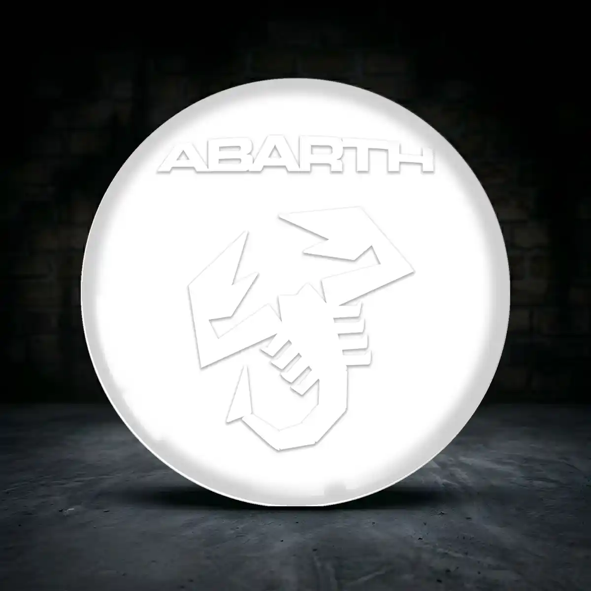 Abarth Aufkleber Silikon Embleme Premiumqualität