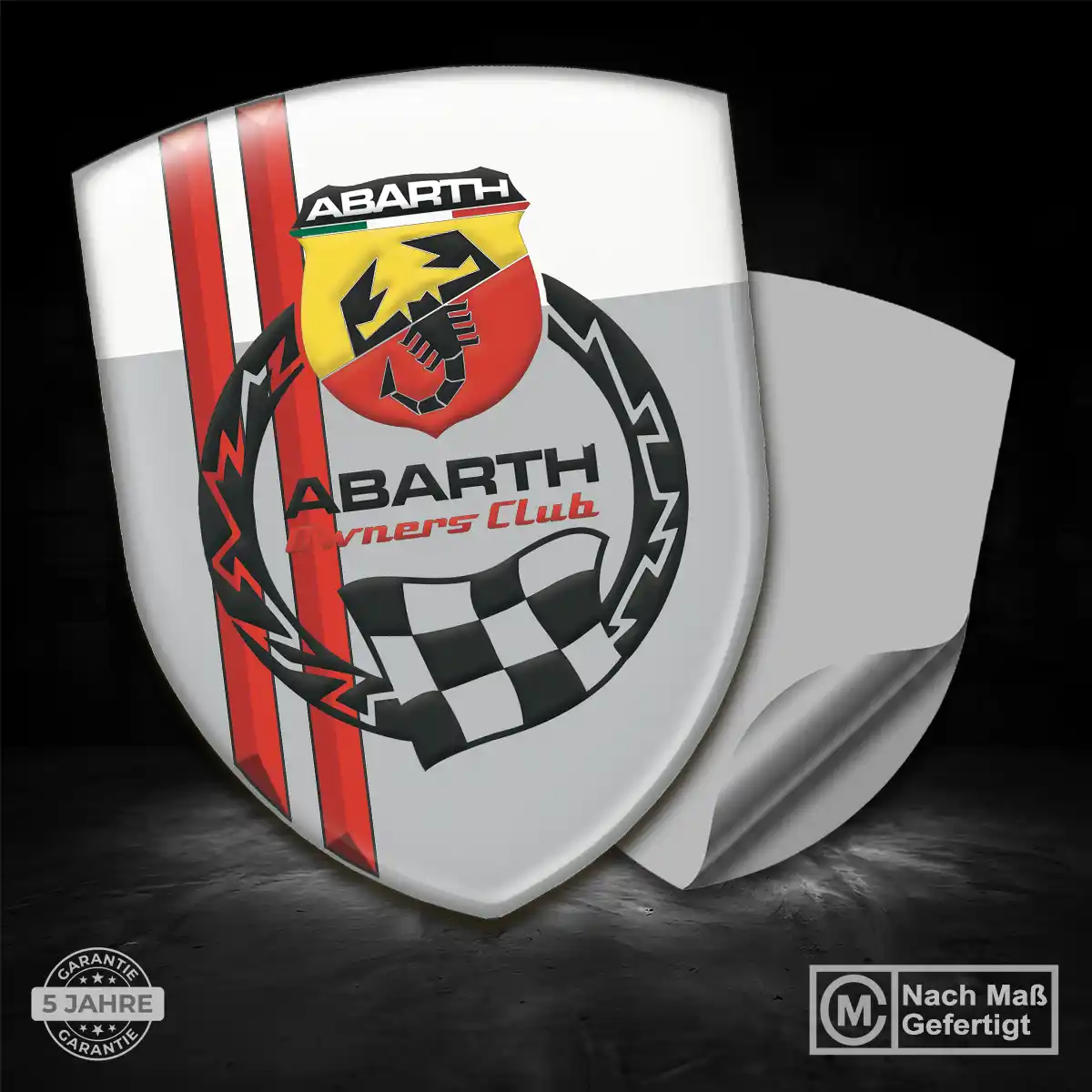 Abarth Aufkleber Stilvolles Design