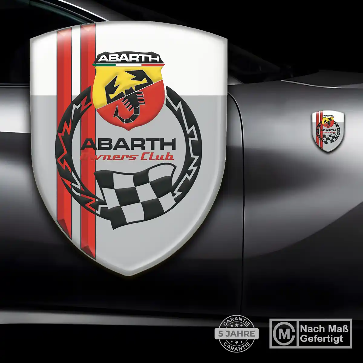Abarth Aufkleber Stilvolles Design