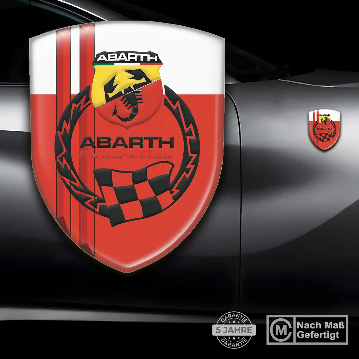 Abarth Aufkleber Tuningfahrzeug