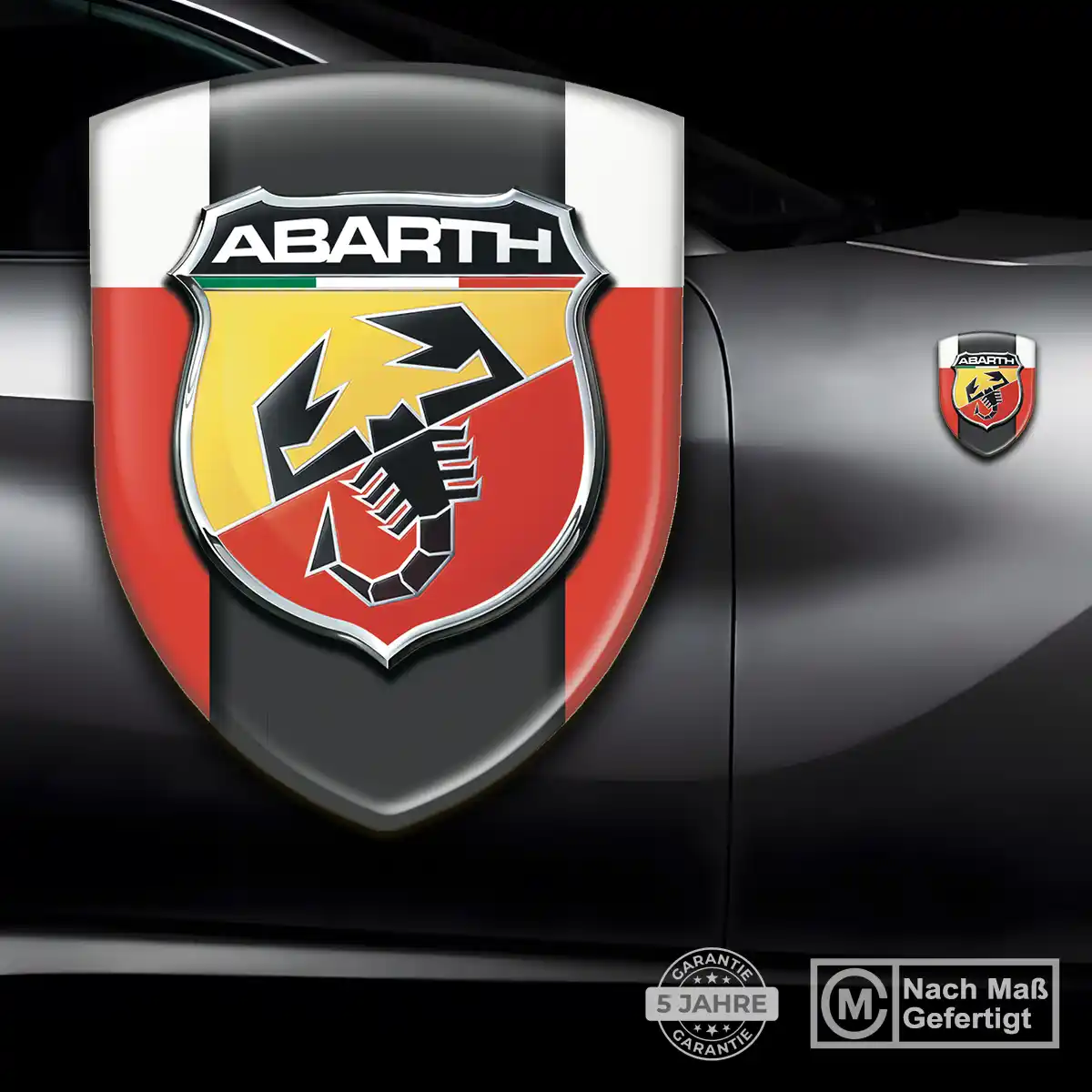 Abarth Aufkleber Wappen Anspruchsvolles Design
