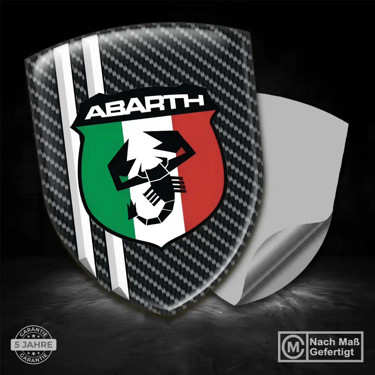Abarth Aufkleber Wappen Ausdrucksstarkes Design